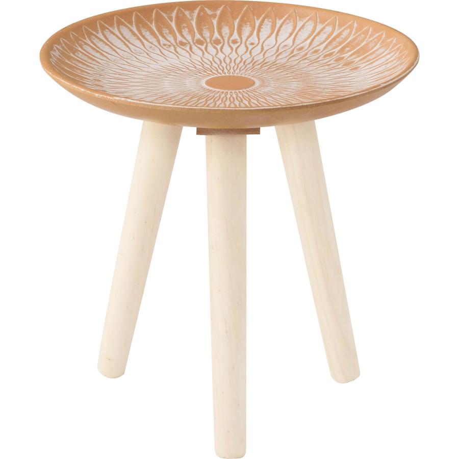 トレー トレーテーブル サイドテーブル テーブル デザイン 木製 天然木 パイン 軽量 1kg モロッコ風  アロマ リビング ダイニング 寝室 洗面所 玄関 座椅子 |  | 02