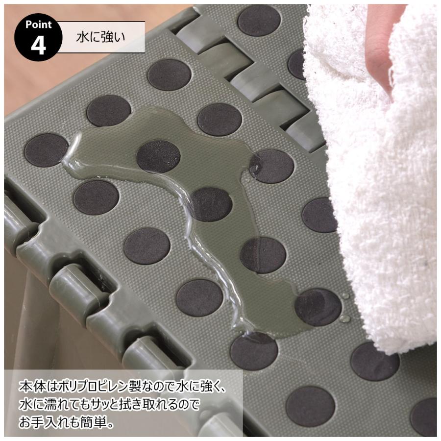 ステップ台 踏み台 ステップスツール ステップラダー クラフタースツール LL 高さ45cm 折りたたみ 滑りにくい ノンスリップ スリム コンパクト 軽量 耐荷重80kg |  | 10