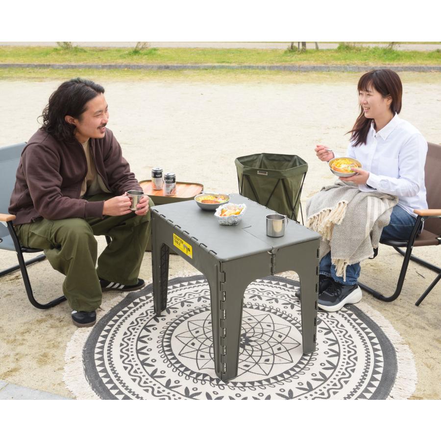アウトドアテーブル 折りたたみ フォールディング クラフターテーブル アウトドア キャンプ 運動会 イベント 軽量 コンパクト 省スペース 四角 |  | 15