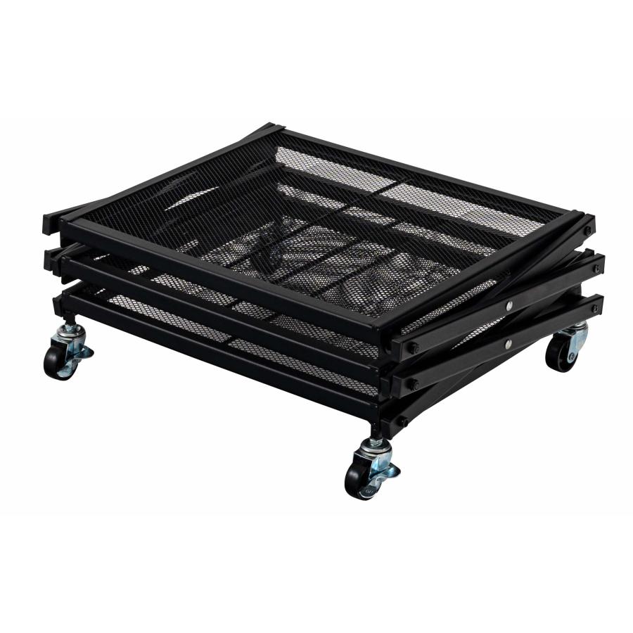 折りたたみラック スチール フォールディング キャスター付き ストッパー付き 3段棚 2段階高さ調整 完成品 簡単折りたたみ キッチンラック ワゴン サイドラック |  | 04