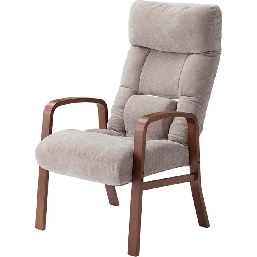 高座椅子 腰楽 リクライニング 背もたれ7段階 頭・腰部14段階 ランバーサポート 肘付き 肘掛 立ち座り 折りたたみ 省スペース 持ち運び リラックスチェア ギフト |  | 01