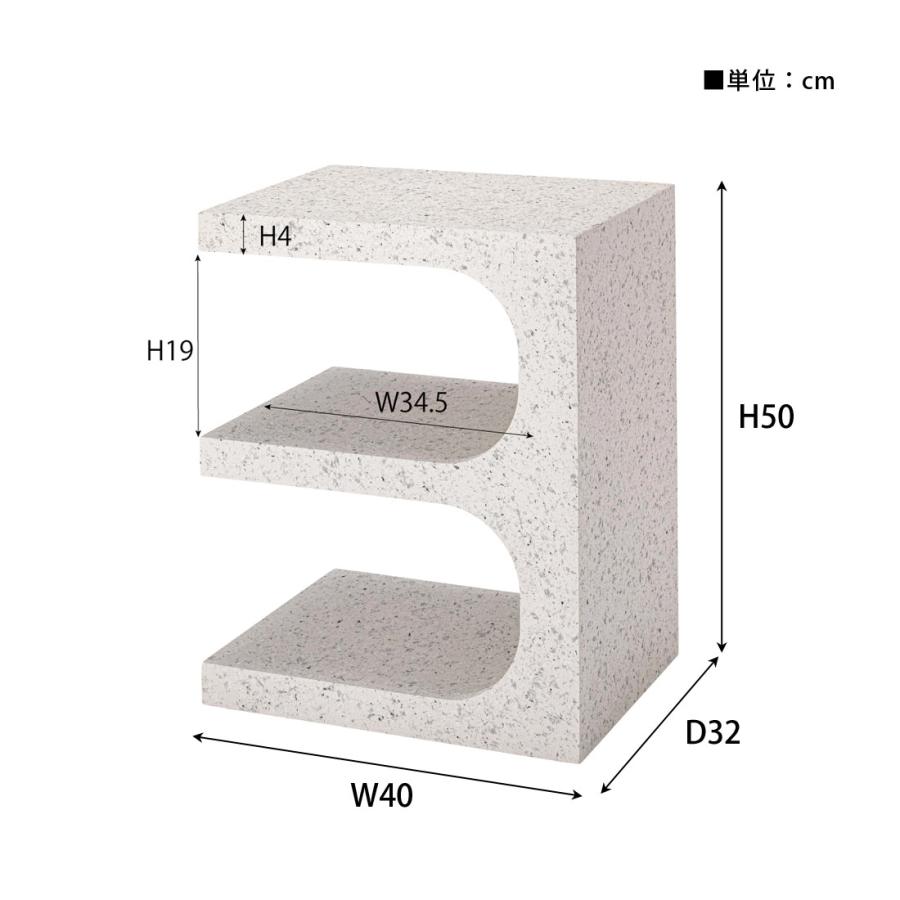 サイドテーブル おしゃれ テラゾー柄 ディスプレイラック シェルフ ソファサイド ベッドサイド ナイトテーブル ストーン調 花台 小物置き リビング 玄関 寝室 |  | 12