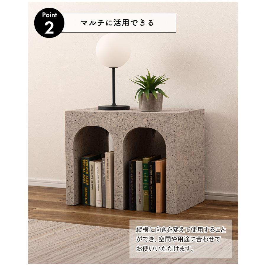 サイドテーブル おしゃれ テラゾー柄 ディスプレイラック シェルフ ソファサイド ベッドサイド ナイトテーブル ストーン調 花台 小物置き リビング 玄関 寝室 |  | 08