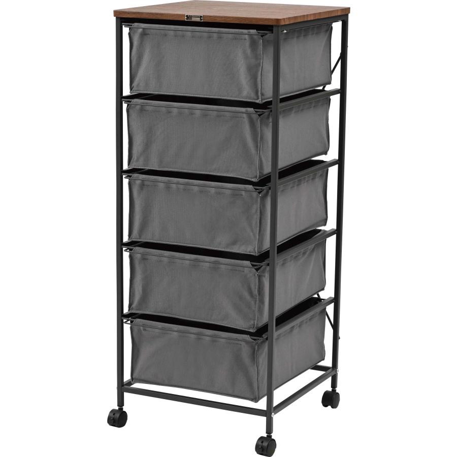 チェスト 5段 布 キャンバス キャスター付き 収納家具 収納 ファブリック 組立簡単 衣類収納 シェルフ ランドリーチェスト ランドリーラック |  | 02