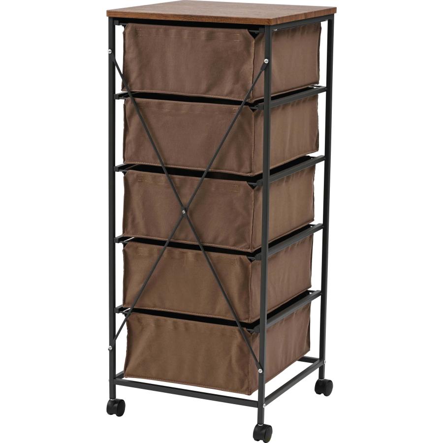 チェスト 5段 布 キャンバス キャスター付き 収納家具 収納 ファブリック 組立簡単 衣類収納 シェルフ ランドリーチェスト ランドリーラック |  | 04