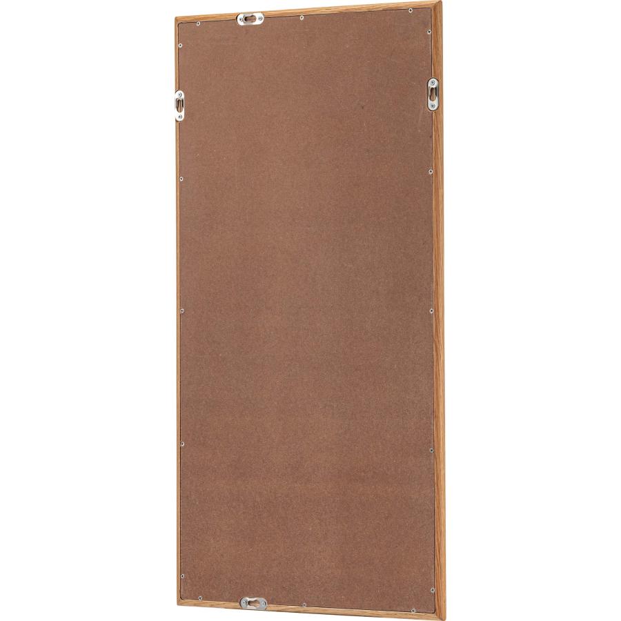 鏡 壁掛け 80×40cm ミラー ウォールミラー おしゃれ かわいい 北欧 天然木 木製 オーク 3mm飛散防止ミラー 姿見 縦掛け 横掛け 玄関 リビング ドレッサー |  | 02