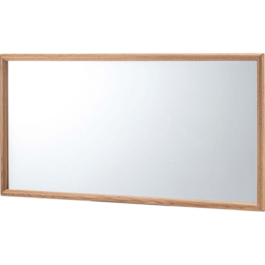 鏡 壁掛け 80×40cm ミラー ウォールミラー おしゃれ かわいい 北欧 天然木 木製 オーク 3mm飛散防止ミラー 姿見 縦掛け 横掛け 玄関 リビング ドレッサー |  | 03