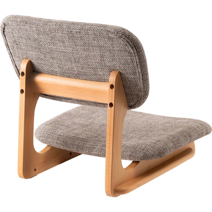 座椅子 おしゃれ フロアチェア ゆったり 天然木 木製 和室 洋室 すり脚 あぐら こたつ ローテーブル センターテーブル モダン 低座イス 1人掛 ファブリック |  | 04