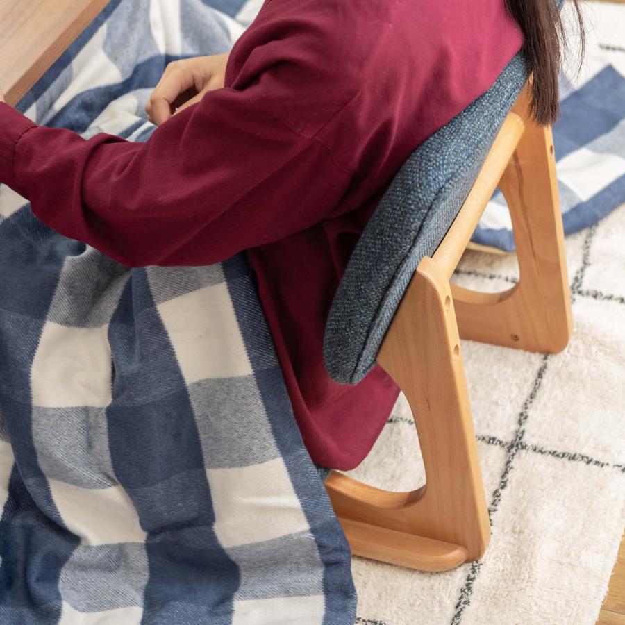 座椅子 おしゃれ フロアチェア ゆったり 天然木 木製 和室 洋室 すり脚 あぐら こたつ ローテーブル センターテーブル モダン 低座イス 1人掛 ファブリック |  | 16