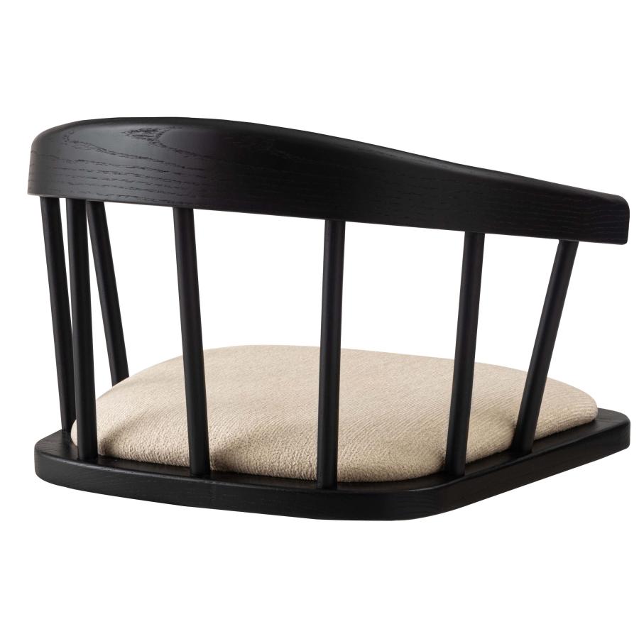 座椅子 フロアチェアー 木製 天然木 エルム材 一人用 こたつ 座卓 リビング 畳 フローリング ゆったり おしゃれ 和風 洋風 和室 洋室 和モダン 座面裏フェルト付 |  | 04