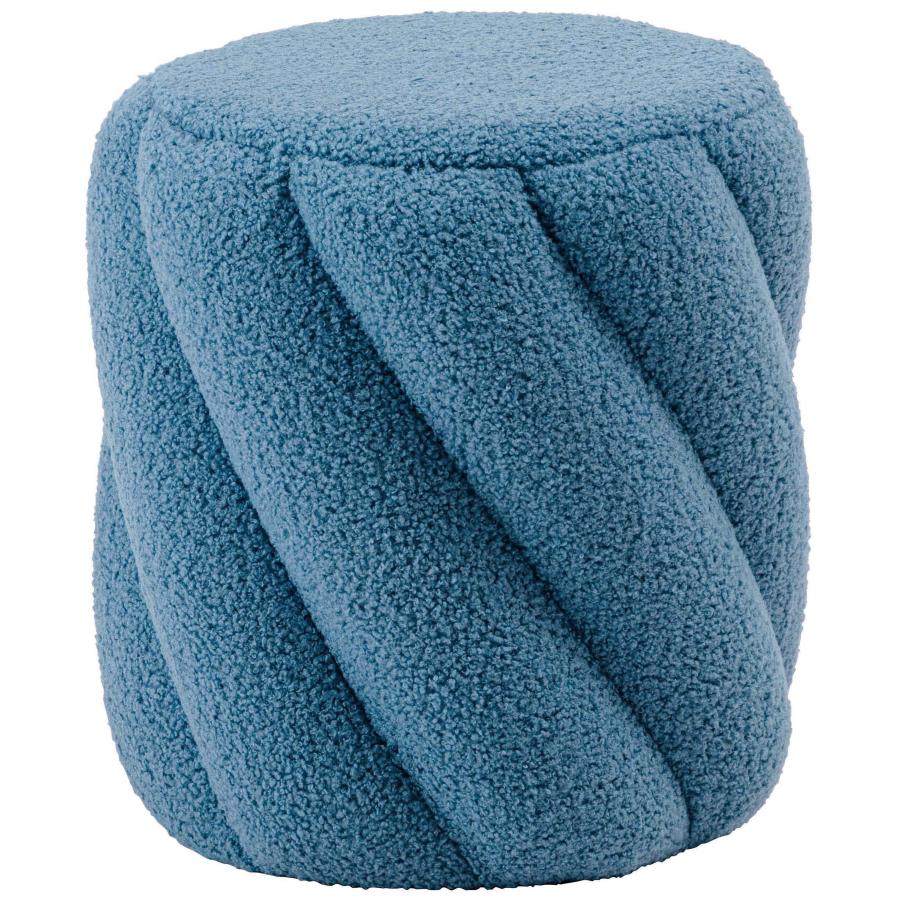 スツール おしゃれ チェア 椅子 ブークレ調 北欧 モダン カフェ オットマン 丸 円形 ツイスト リビング ダイニング 玄関 ドレッサー 軽量 寝室 腰掛け チェアー |  | 01