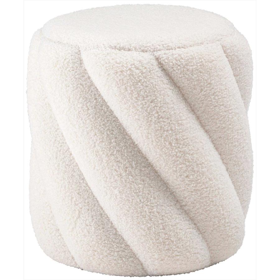 スツール おしゃれ チェア 椅子 ブークレ調 北欧 モダン カフェ オットマン 丸 円形 ツイスト リビング ダイニング 玄関 ドレッサー 軽量 寝室 腰掛け チェアー |  | 04