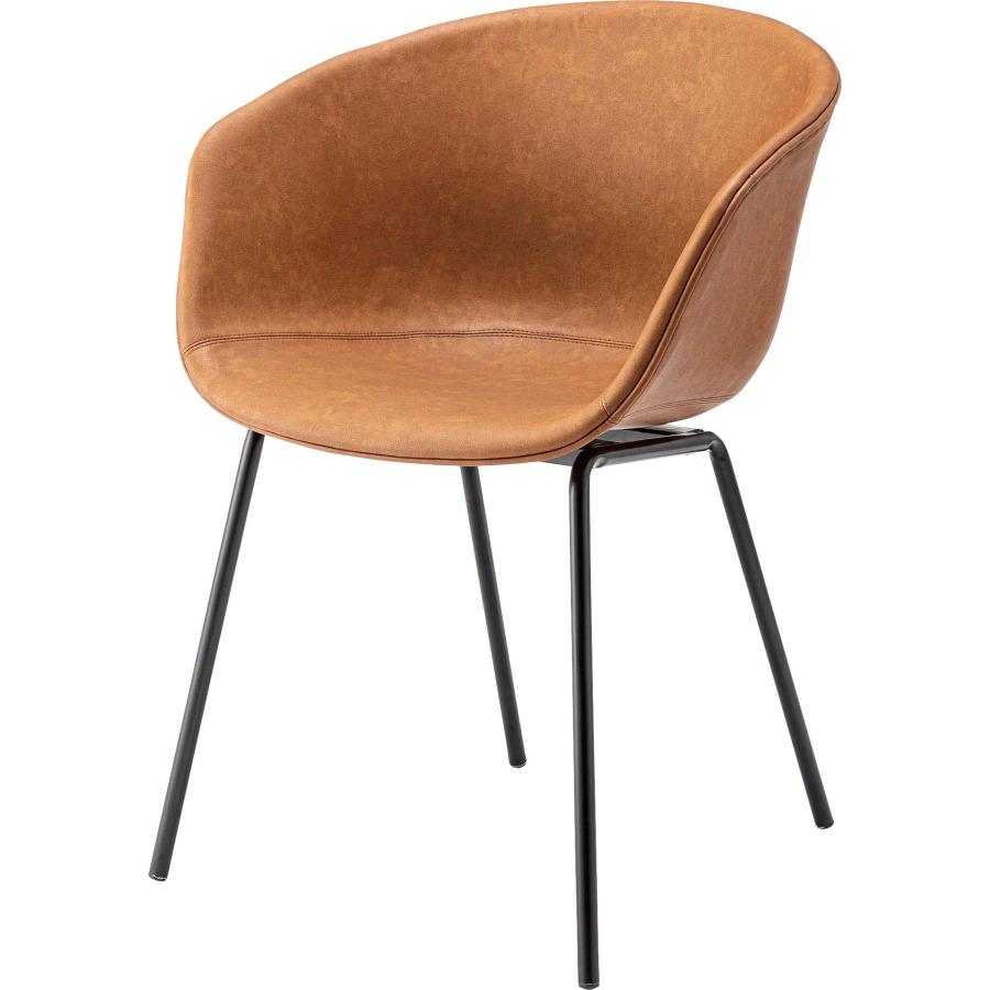 アームチェア 肘掛け チェア 椅子 イス 本革調 ソフトレザー スチール アームシェル ヴィンテージ カフェ ミッドセンチュリー ダイニング パーソナル デスク |  | 01