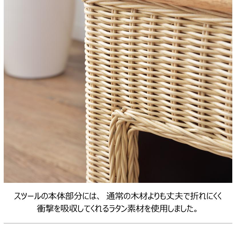 ペットハウススツール スツール テーブル ペットハウス ペットベット ペット クッション付き 脚付き 天板付き 天然木 木製 ラタン 籐 かわいい 収納 |  | 09