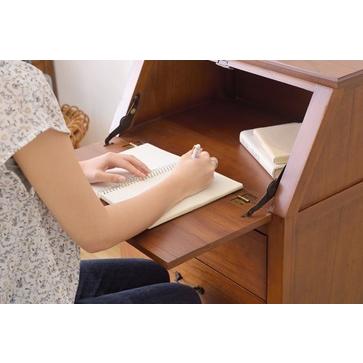 ティンバー ライティングチェスト 洋箪笥 書き物机 デスク