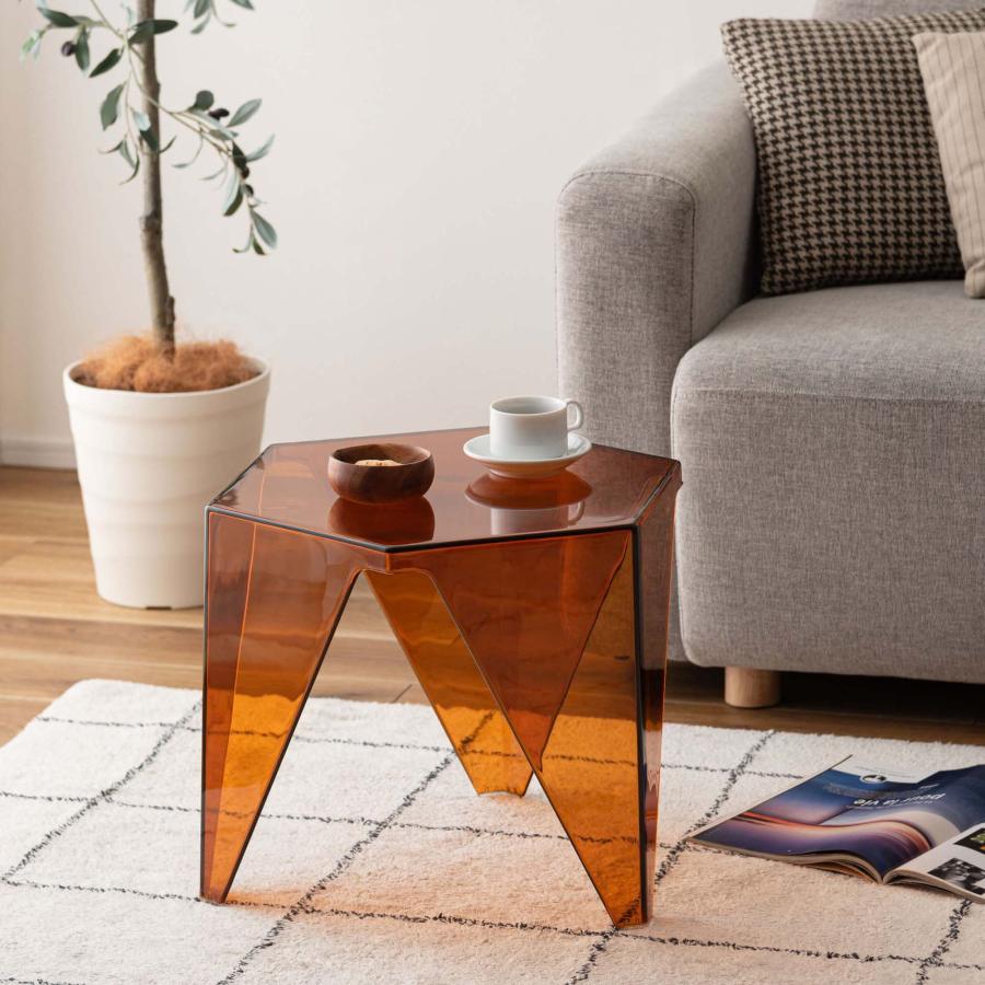 サイドテーブル おしゃれ ポリカーボネート 透明感 クリアー ソファサイド ベッドサイド ナイトテーブル コーヒーテーブル モダン ミッドセンチュリー カフェ |  | 13