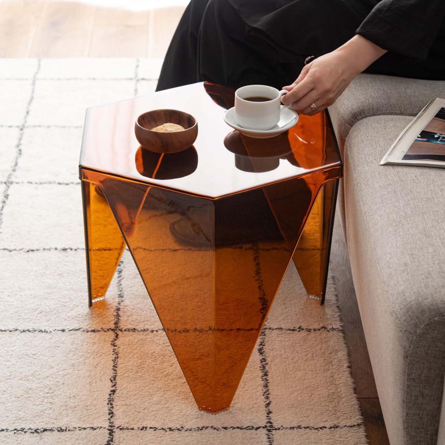 サイドテーブル おしゃれ ポリカーボネート 透明感 クリアー ソファサイド ベッドサイド ナイトテーブル コーヒーテーブル モダン ミッドセンチュリー カフェ |  | 15