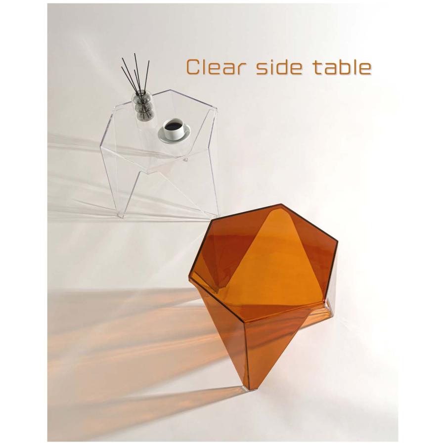 サイドテーブル おしゃれ ポリカーボネート 透明感 クリアー ソファサイド ベッドサイド ナイトテーブル コーヒーテーブル モダン ミッドセンチュリー カフェ |  | 03