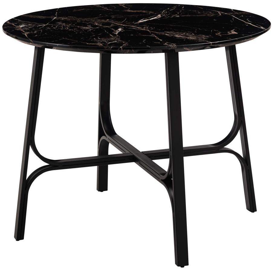 ラウンドテーブル 直径90cm 高さ72cm ダイニングテーブル 石目調 丸 ラウンド 円形 円卓 北欧 モダン カフェ風 おしゃれ スチール脚 2人用 4人用 |  | 01