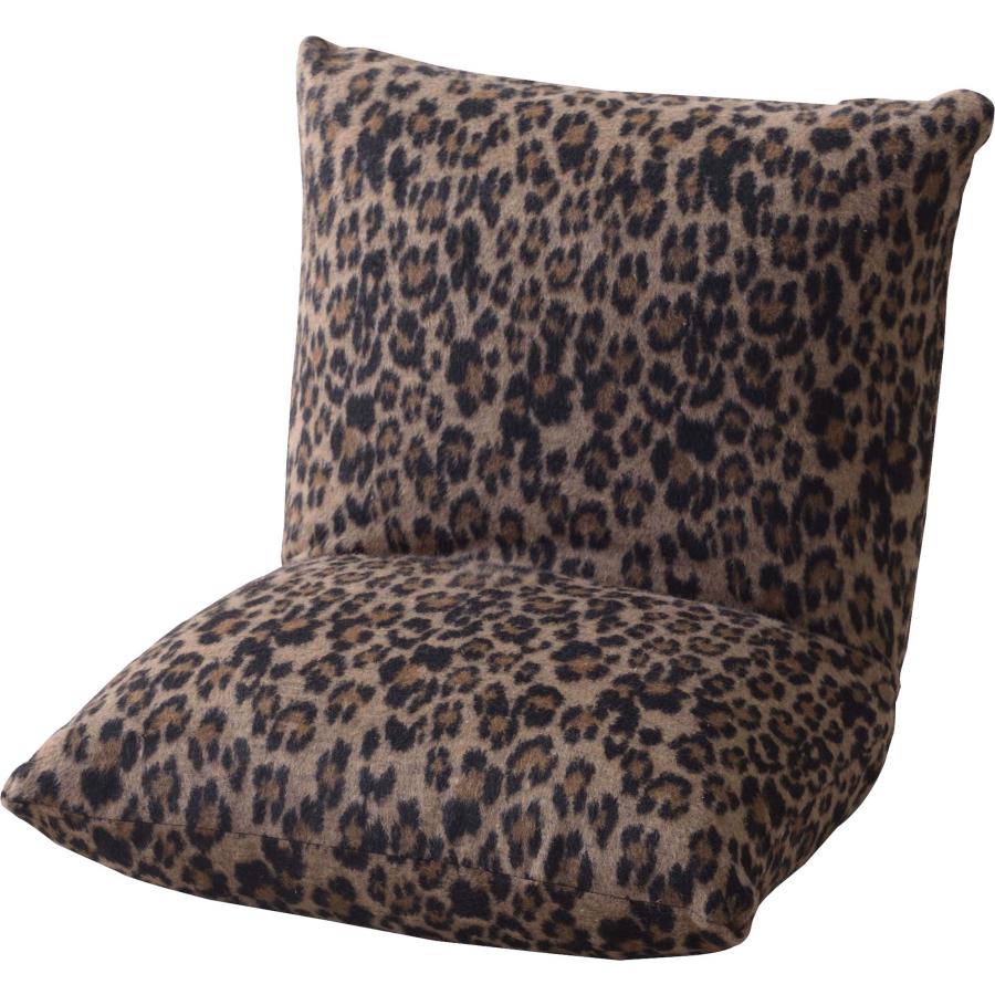 座椅子 リクライナー コンパクト フロアチェア 折りたたみチェア レオパード 一人暮らし リビング ギフト プレゼント ヒョウ柄 こたつ 新生活 おしゃれ |  | 01