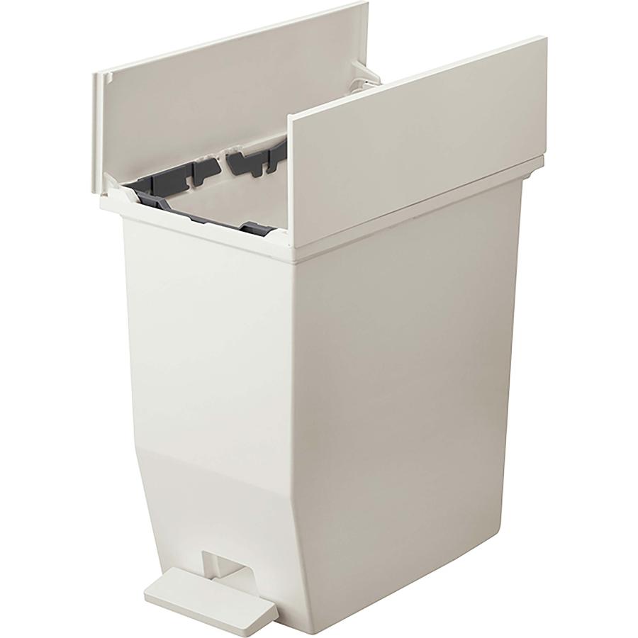 ゴミ箱 ダストボックス 20L ペダル式 キャスター付き ツイン 両開き 観音開き ごみ箱 フタ付き 袋止め付き 抗菌 防汚 キッチン リビング カウンター下 棚下 |  | 04