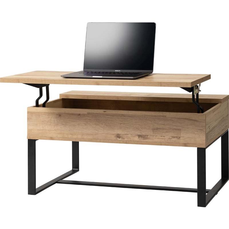 センターテーブル 昇降テーブル 収納 デスク リビング ソファ ローテーブル 幅90cm リフトアップ ワークテーブル おしゃれ スチール脚 モダン ソファ |  | 03