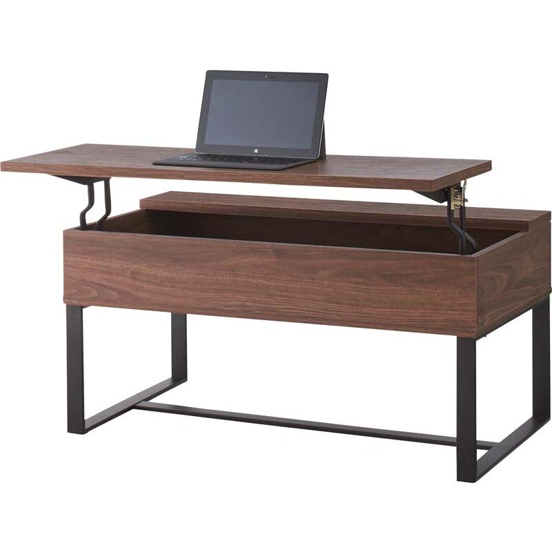 センターテーブル 昇降テーブル 収納 デスク リビング ソファ ローテーブル 幅90cm リフトアップ ワークテーブル おしゃれ スチール脚 モダン ソファ |  | 04