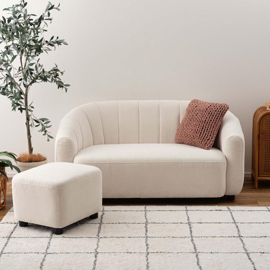 ソファー ソファ 2人掛け オットマン付き 肘掛け カウチソファ カウチタイプ スツール L字型 おしゃれ 北欧 ゆったり コンパクト ソファセット 背面ステッチ |  | 16