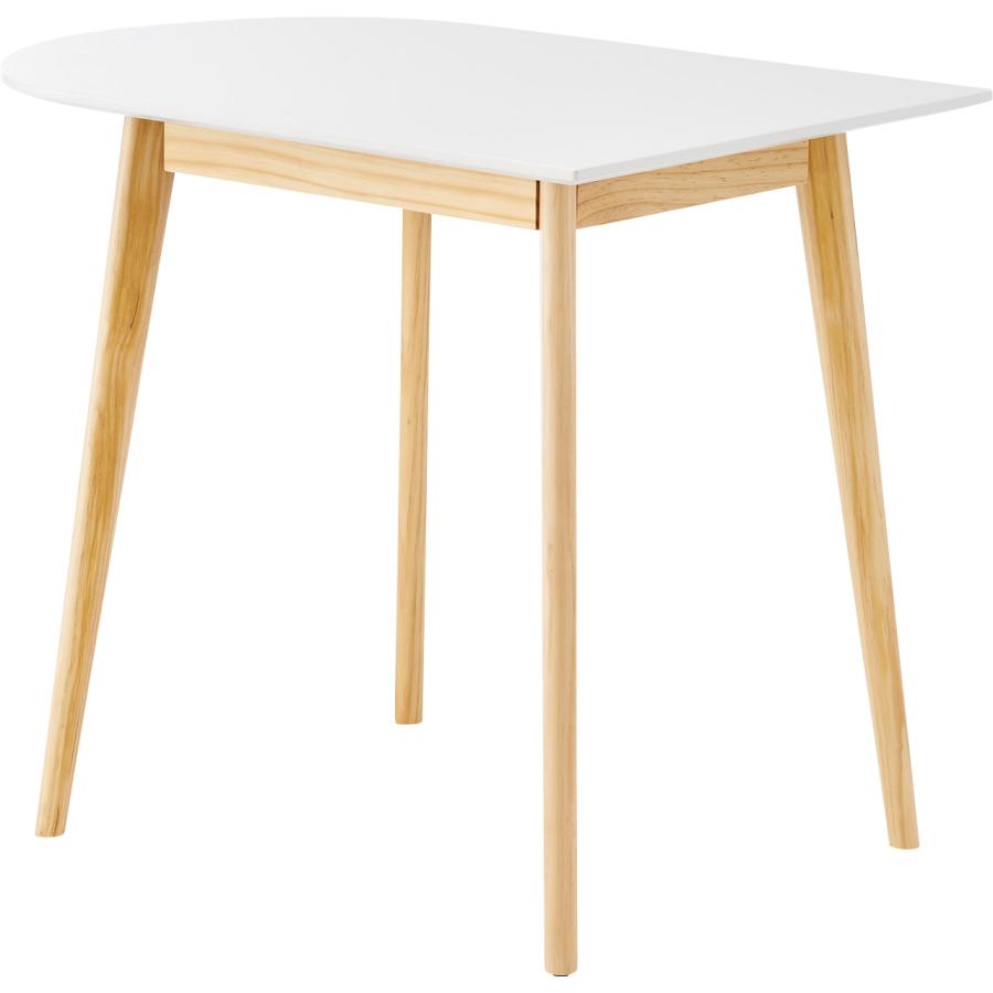 【新品未使用】　ダイニングテーブル　デスク　かまぼこ型　半楕円型　韓国 新品未使用】 ダイニングテーブル デスク かまぼこ型 半楕円型