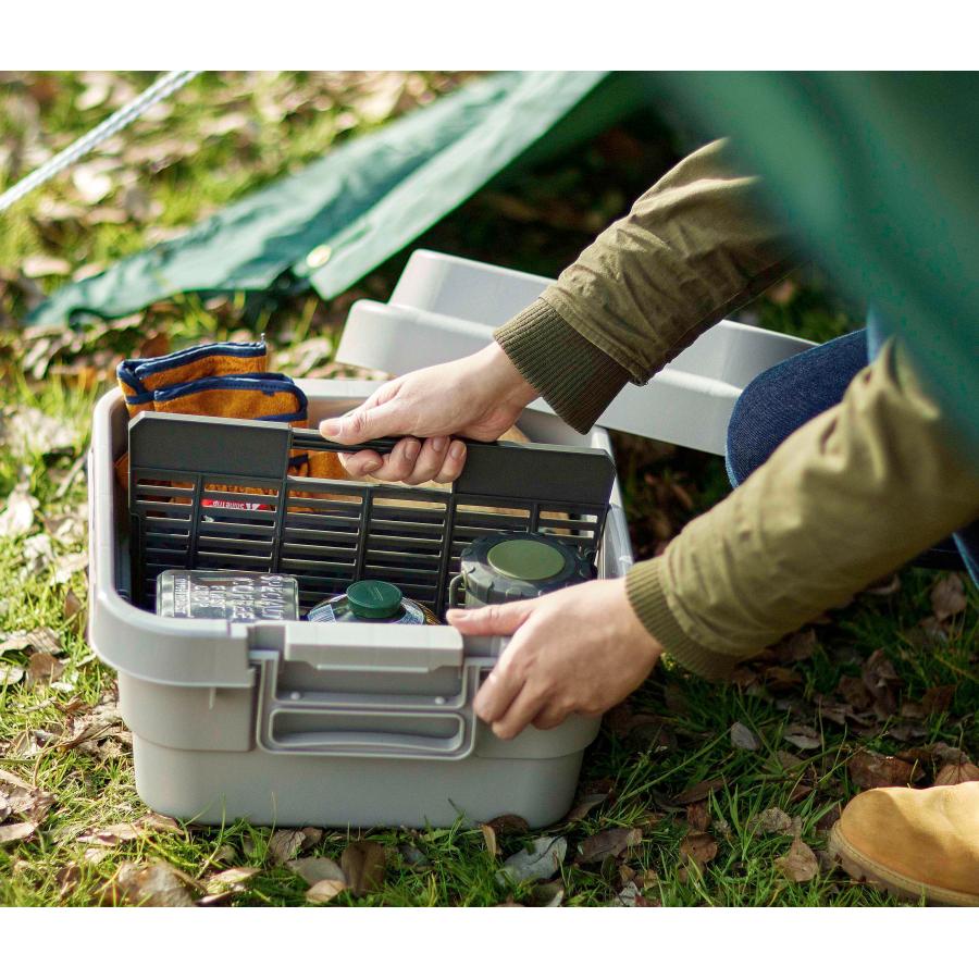 トランクカーゴ 18L 座れる 収納ボックス 耐荷重100kg テーブル 収納