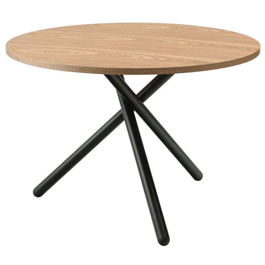 ダイニングテーブル ラウンドテーブル 円形 丸形 丸テーブル 天然木 木目 アッシュ スチール クロスレッグ 北欧 おしゃれ モダン カフェ風 4人用 ゆったり 家族 |  | 01