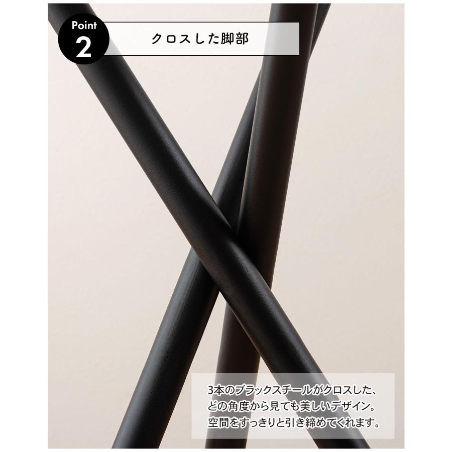 ハイテーブル ラウンドテーブル カフェテーブル 円形 丸形 丸テーブル 天然木 木目 アッシュ スチール クロスレッグ 北欧 おしゃれ モダン カフェ風 カウンター |  | 05