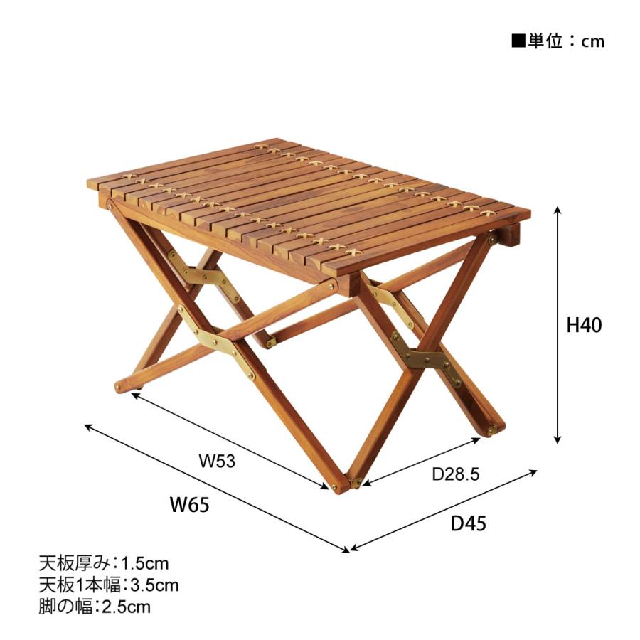 ロールトップテーブル 折りたたみテーブル フォールディング 木製 天然木 チーク 本革 組立式 工具不要 アウトドア キャンプ レジャー BBQ イベント テラス |  | 11