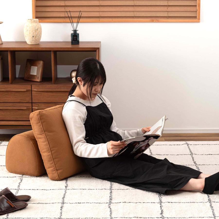 ソファー アイランドソファ アームレス 正方形 幅112cm 北欧 イタリアン おしゃれ 自由レイアウト リビング 背もたれ自由配置 背もたれクッション ワイド座面 |  | 14