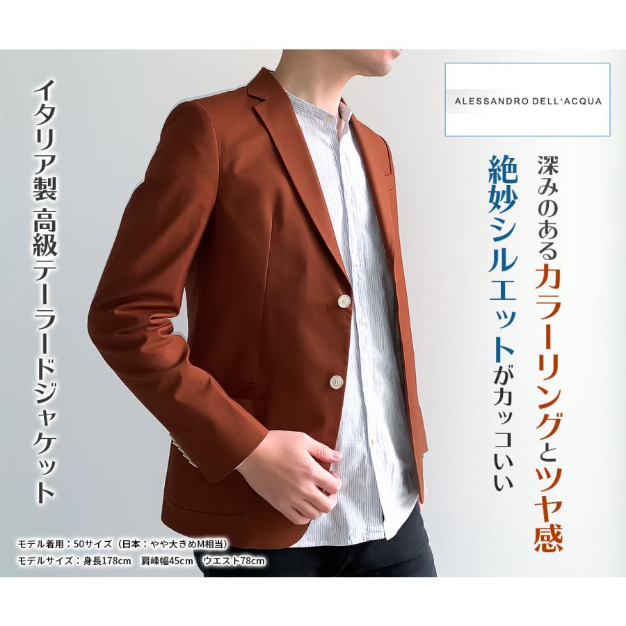 Alessandro Dell Acqua メンズ テーラードジャケット おしゃれ かっこいい Jac 0015 3cubic 通販 Yahoo ショッピング