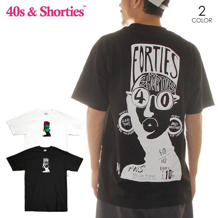 40s & Shorties Tシャツ 半袖 トップス メンズ 大きいサイズ ストリート NEFERTITI TEE NRTSHO21｜3direct