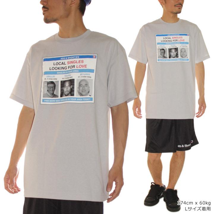 40S & SHORTIES フォーティース ショーティーズ Ｔシャツ ストリート ブランド SINGLES TEE SINGTSP22｜3direct｜02