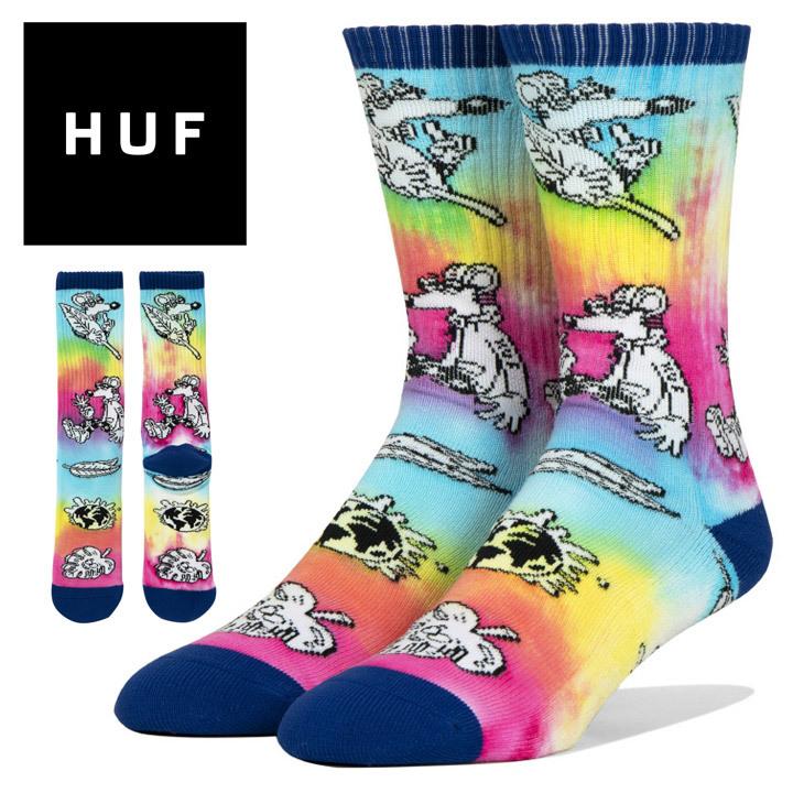 Huf ハフ ソックス 靴下 ロゴ イラスト おしゃれ ブランド ストリート スケーター スケボー Steven Harrington Td Crew Sock Sk 21秋冬 Hf21fask 3direct 通販 Yahoo ショッピング