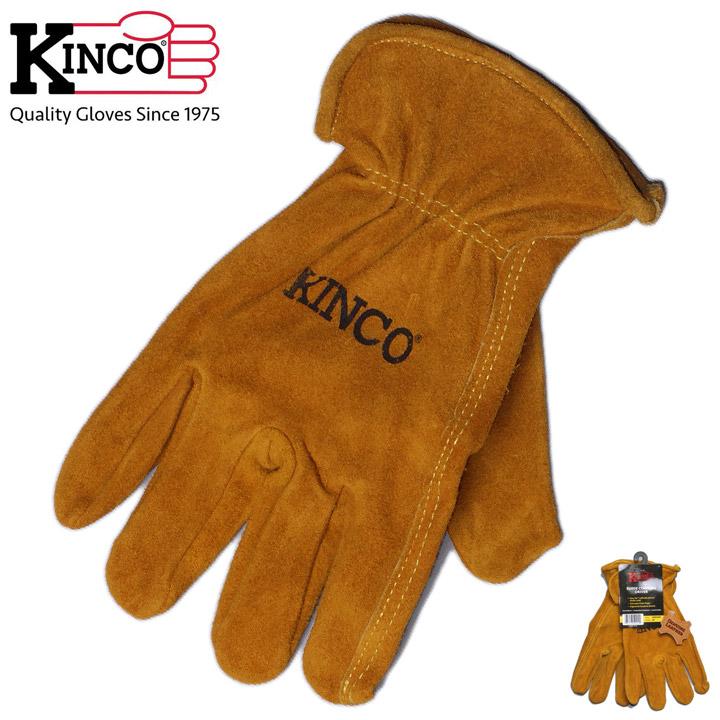 KINCO GLOVE キンコ グローブ 手袋 メンズ レディース ユニセックス ワークグローブ レザー スウェード COWHIDE