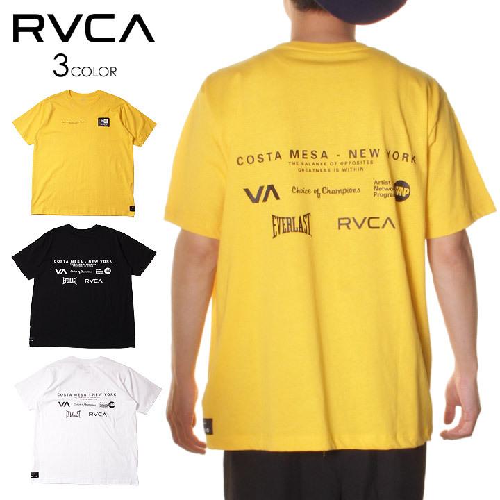 SALE セール RVCA Tシャツ メンズ 半袖Tシャツ Rvca x Everlast CM NY SS BA041-228｜3direct