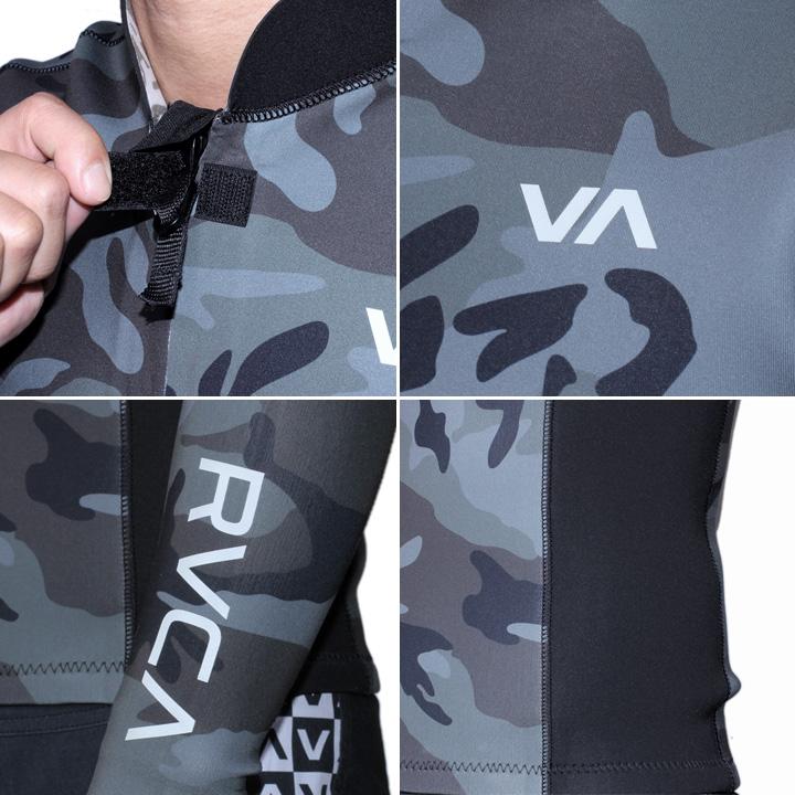 RVCA ルーカ ウェットスーツ タッパー 長袖 メンズ 7月9月 サーフ ブランド フルジップ 2MM BALANCE FRONT ZIP