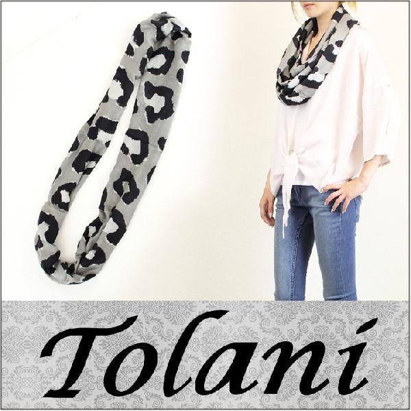 SALE セール TOLANI レディース ストール SNOW LEOPARD｜3direct