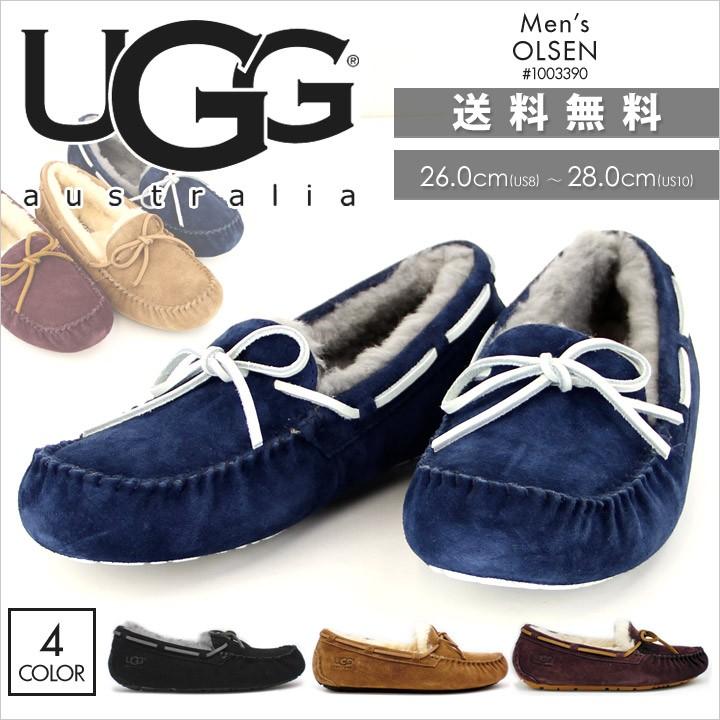 UGG アグ モカシン メンズ OLSEN [1003390] / シープスキン ムートン デッキシューズ 屋内外兼用 2015秋冬 / UGG AUSTRALIA アグ オーストラリア/ 正規品 / 新品｜3direct