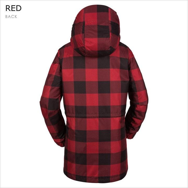 VOLCOM スノーウェア レディース TAYLOR JACKET 2017-2018 秋冬 H0651805 ブラック/モスグリーン/レッド/ネイビー XS/S/M/L/XL 