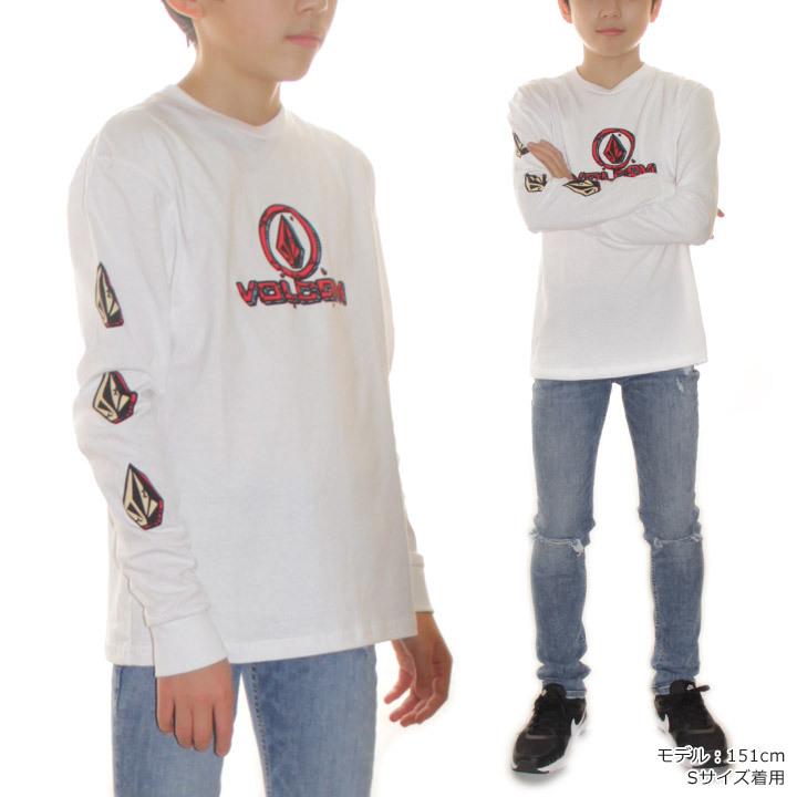 VOLCOM ボルコム ロンT キッズ Tシャツ 長袖 MONOLITH LS TEE YOUTH C3632130｜3direct｜02