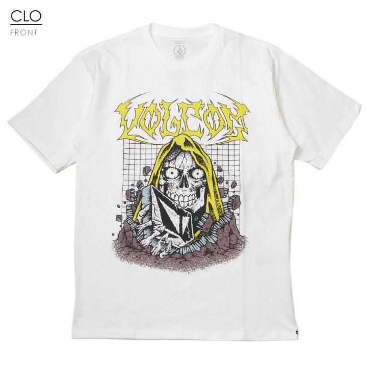 VOLCOM Tシャツ メンズ 半袖 グラフィック プリント ストリート サーフ サーフィン カジュアル NPAC SV CRYPT RIPPER SS AF212203｜3direct｜04