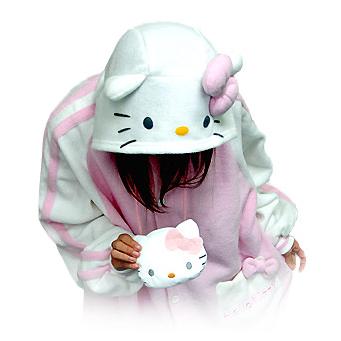 伊藤ページ キティーちゃん 着ぐるみ まとめ売り 送料無料・きぐるみフリース・キティーちゃんパジャマ・ポシェット無