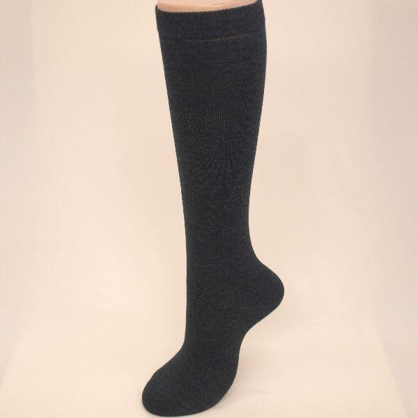 靴下 レディース ハイソックス よりどり２足  日本製 綿混 平織り 無地 カラー |  | 01