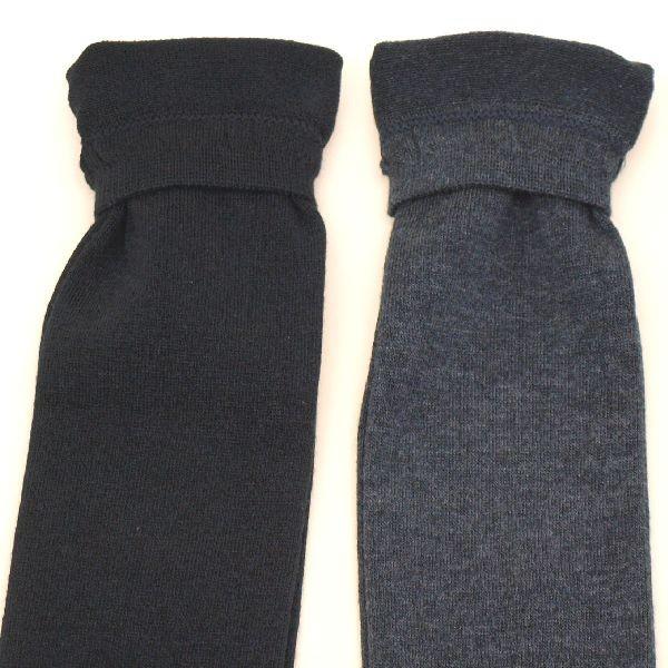 靴下 レディース ハイソックス よりどり２足  日本製 綿混 平織り 無地 カラー |  | 02