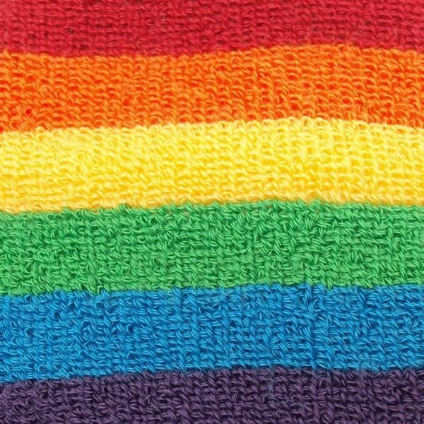 リストバンド おしゃれ レインボー カラー スポーツ フリーサイズ 柔らかい パイル地１個（片方で） ダンス 体育祭 運動会 ランニング お祭り LGBT |  | 02